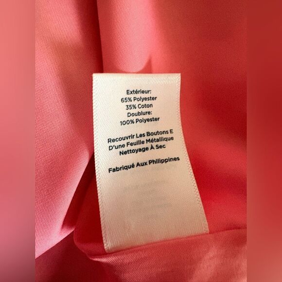 Talbots RSVP Pink Tweed Sheath Dress Size 4P - Picture 12 of 12